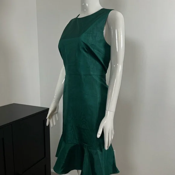 J. Crew Teal Sleeveless Midi Dress - Picture 2 of 5